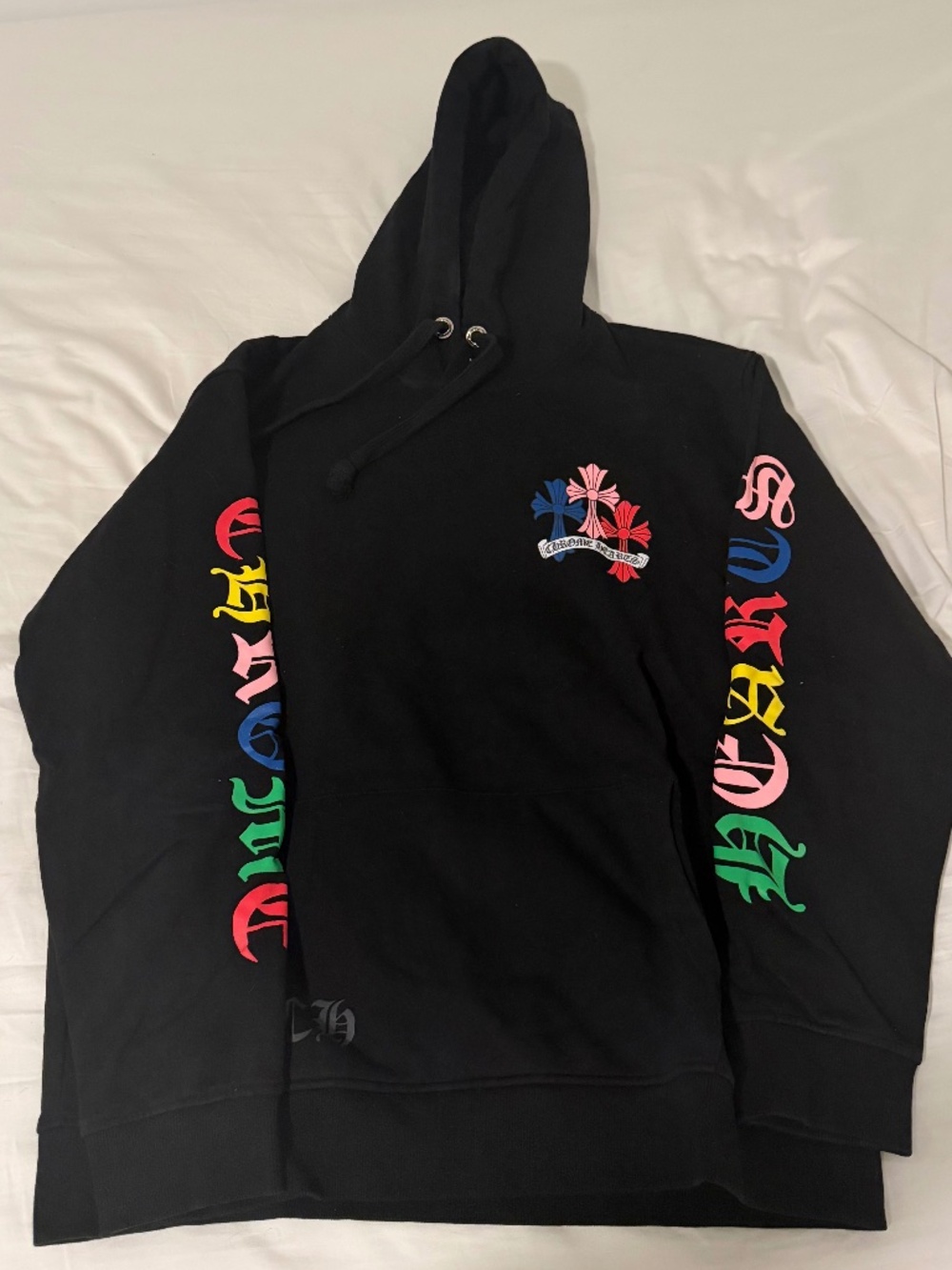Chrome Hearts Multi Color Cross Cemetery Hoodie